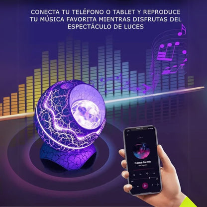 Proyector Parlante Huevo de Dinosaurio